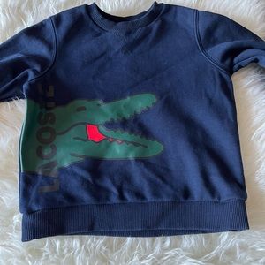 2021 Like new boys Lacoste sweatshirt